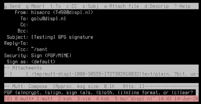 mutt screen showing OpenPGP options pgp_1.png